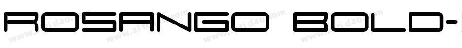 Rosango Bold字体转换